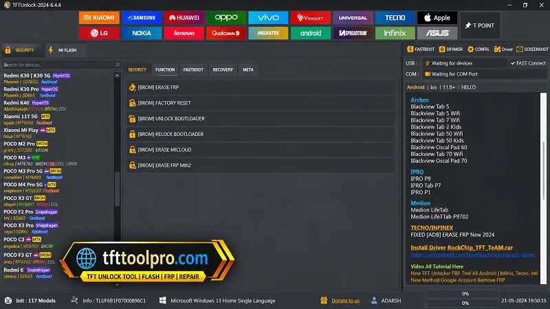 TFT Unlock Tool